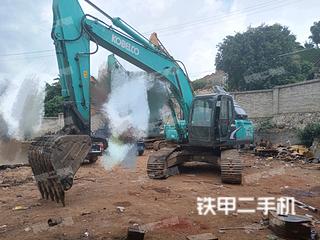 云南-红河哈尼族彝族自治州二手神钢SK210LC-8挖掘机实拍照片