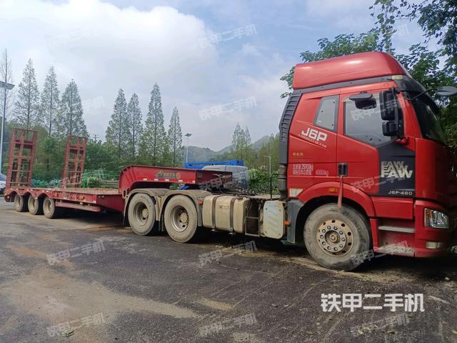 一汽解放6X4平板运输车