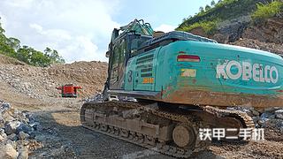 广西-梧州市二手神钢SK380XD-10挖掘机实拍照片