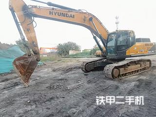郑州现代R350LVS挖掘机实拍图片