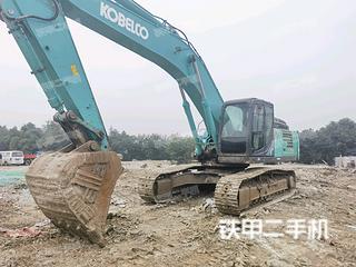 四川-成都市二手神钢SK350LC-10挖掘机实拍照片
