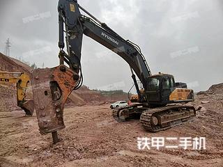郑州现代R495LVS挖掘机实拍图片