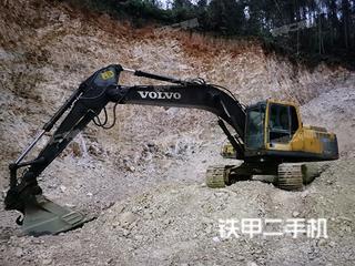 湖南-岳阳市二手沃尔沃EC210B挖掘机实拍照片
