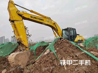 陕西-西安市二手住友SH240-6挖掘机实拍照片