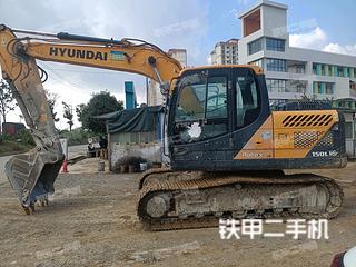 贵州-安顺市二手现代R150LVS挖掘机实拍照片