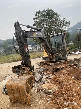 湖南-岳阳市二手沃尔沃EC55D挖掘机实拍照片