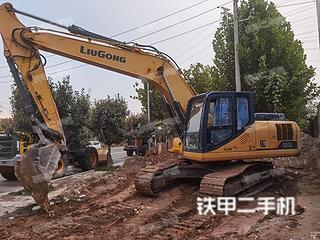 河南-郑州市二手柳工CLG920E挖掘机实拍照片