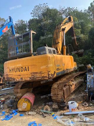 湖南-岳阳市二手现代R455LC-7挖掘机实拍照片