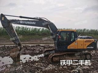 湖北-潜江市二手现代R215VSN挖掘机实拍照片