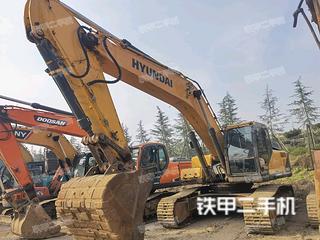 河南-郑州市二手现代R350LVS挖掘机实拍照片
