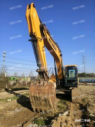 淮安现代R215VS挖掘机实拍图片