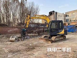 北京现代R80-7挖掘机实拍图片