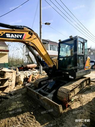 江苏-盐城市二手三一重工SY55C挖掘机实拍照片