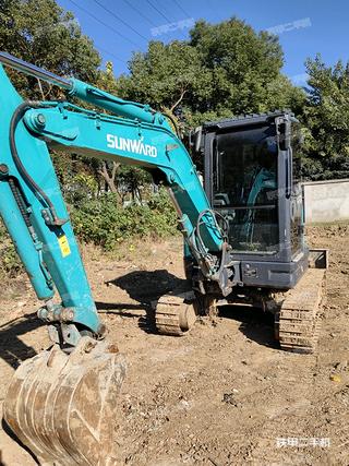 安徽-六安市二手山河智能SWE35UU挖掘机实拍照片