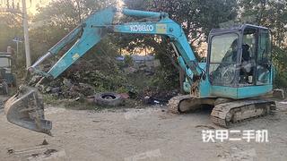 广西-贺州市二手神钢SK60-8挖掘机实拍照片