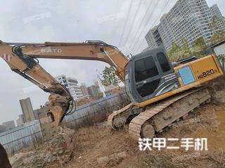 武汉加藤HD820III挖掘机实拍图片