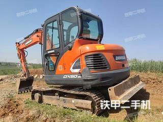 黑龙江-双鸭山市二手斗山DX55-9C挖掘机实拍照片