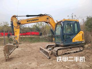 陕西-西安市二手现代R75BVS挖掘机实拍照片