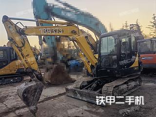 郑州现代R60-7挖掘机实拍图片