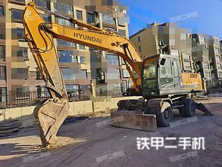 忻州现代R210W-7挖掘机实拍图片