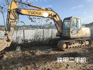 湖北-十堰市二手玉柴YC135-8挖掘机实拍照片