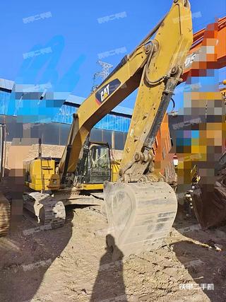 山西-忻州市二手卡特彼勒320D液压挖掘机实拍照片