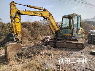 江苏-常州市二手现代R55-7挖掘机实拍照片