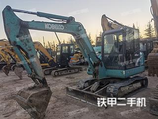 河南-郑州市二手神钢SK60-8挖掘机实拍照片