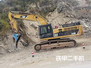 浙江-温州市二手卡特彼勒349D液压挖掘机实拍照片