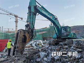 河南-郑州市二手山河智能SWE385ES挖掘机实拍照片