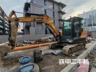 武汉三一重工SY55C挖掘机实拍图片