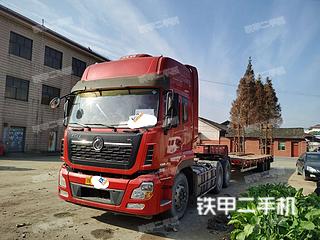 天津东风6X4平板运输车实拍图片