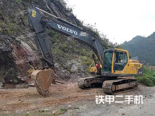 贵州-六盘水市二手沃尔沃EC210B挖掘机实拍照片