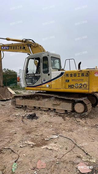 广东-广州市二手加藤HD820-Ⅱ挖掘机实拍照片