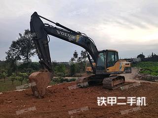 贵州-六盘水市二手沃尔沃EC220D挖掘机实拍照片