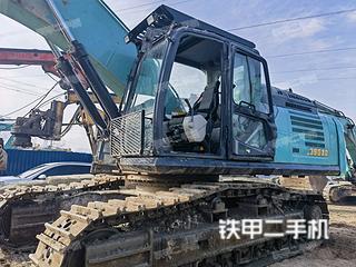 四川-成都市二手神钢SK380XD-10挖掘机实拍照片
