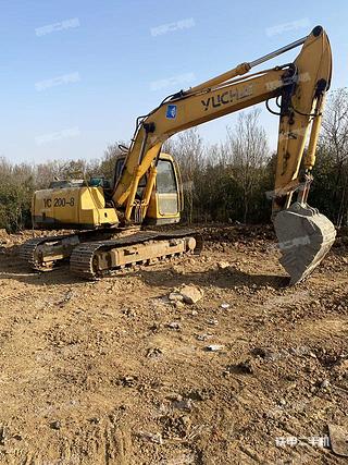 安徽-六安市二手玉柴YC135-8挖掘机实拍照片