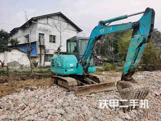 四川-甘孜藏族自治州二手神钢SK60-8挖掘机实拍照片