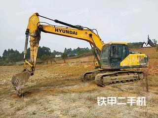哈尔滨现代R215VS挖掘机实拍图片