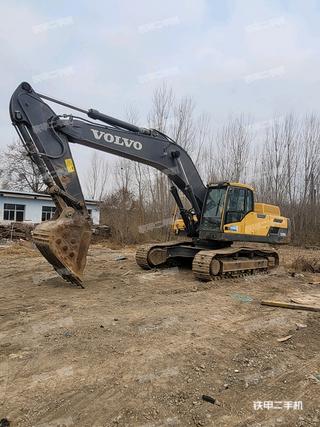 河北-邢台市二手沃尔沃EC350DL挖掘机实拍照片