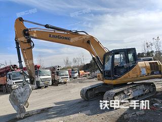 深圳柳工CLG920E挖掘机实拍图片