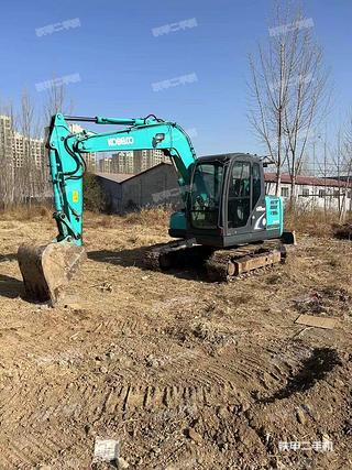 山东-德州市二手神钢SK75-8挖掘机实拍照片