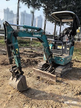 陕西-汉中市二手山河智能SWE18UF挖掘机实拍照片