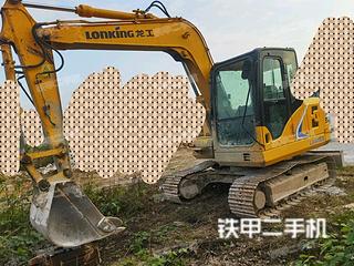龙工LG6075挖掘机实拍图片