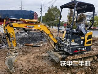 安徽-池州市二手玉柴YC18SR挖掘机实拍照片