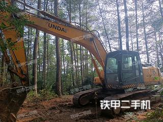 重庆现代R225LC-7挖掘机实拍图片