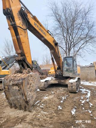 河北-邢台市二手现代R335LC-7挖掘机实拍照片