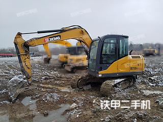安徽-蚌埠市二手徐工XE75DA挖掘机实拍照片