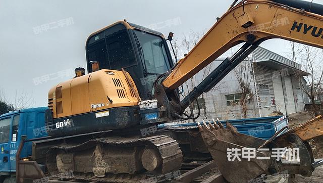 現(xiàn)代R 60VS挖掘機(jī)
