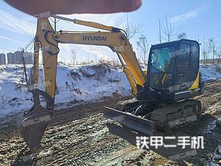 河南-郑州市二手现代R55-7挖掘机实拍照片